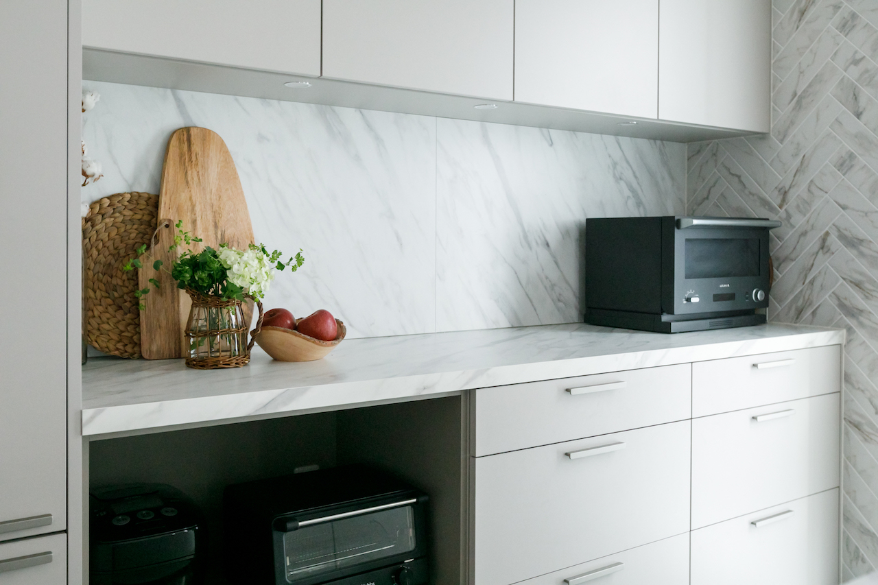 キッチンカウンター ホワイト マーブル キッチンカウンター カウンター